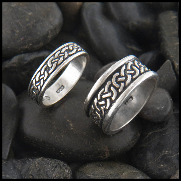 For Good Luck! 925 Sterling Silver Ring US size 7.5 Celtic Knot Pattern –  Fine and Faith